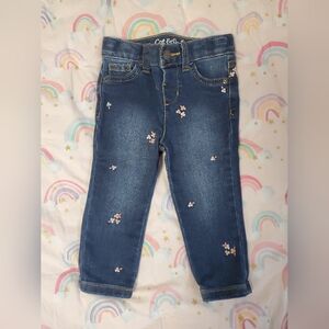 18m Cat and jack embroidered jeans